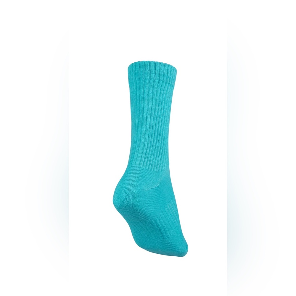 DSG Adult Fashion Crew Socks - 3 Pack Pink, Blue  & Green - Picture 5 of 5